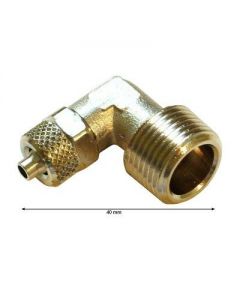 złączka 90° 3/8'' MX6